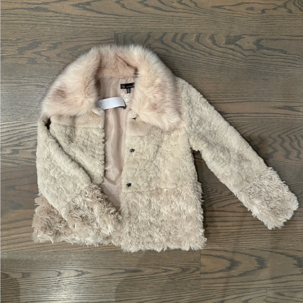 Carre Noir Faux Fur Coat